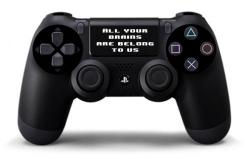 Black Playstation controller