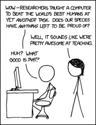 Stick figure comic from XKCD